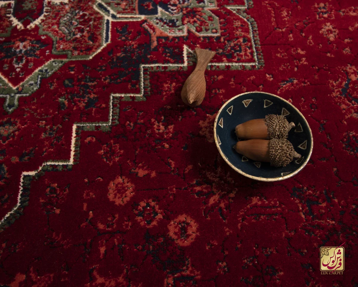 فرش وینتیج هریس LG قرمز - تصویر 12