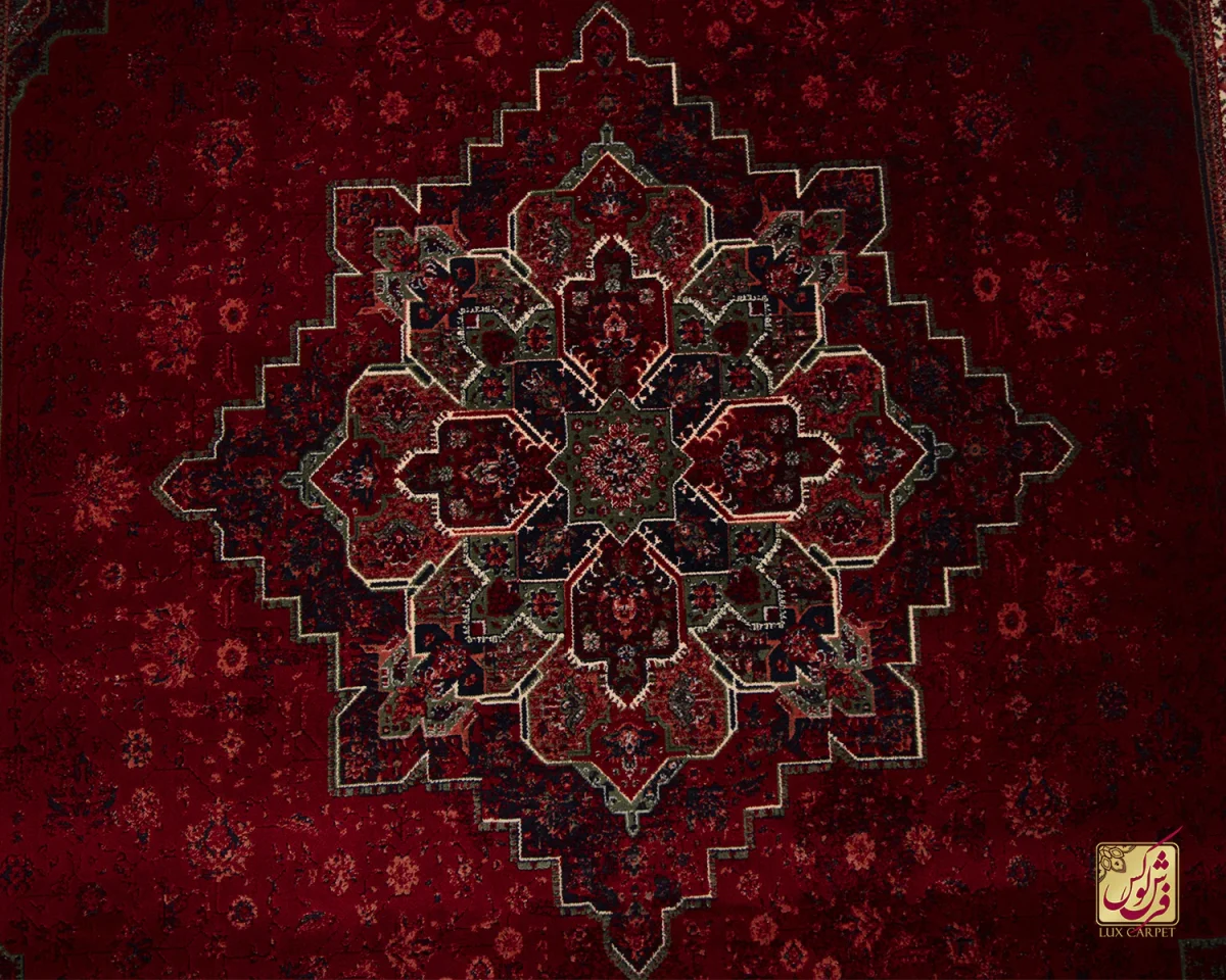 فرش وینتیج هریس LG قرمز