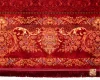 فرش ابریشم ماشینی X1969 قرمز لاکی