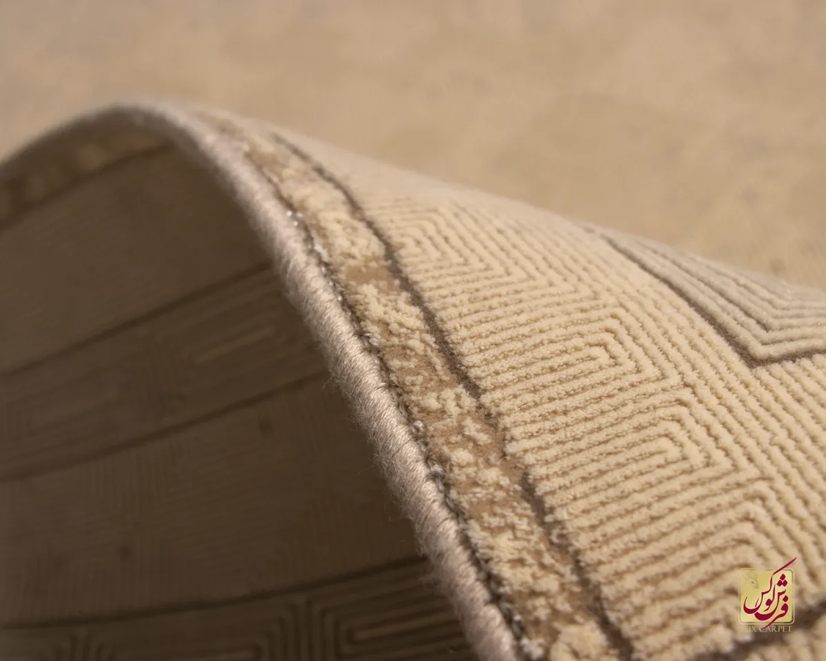 فرش مینیمال پارمیدا قهوه ای