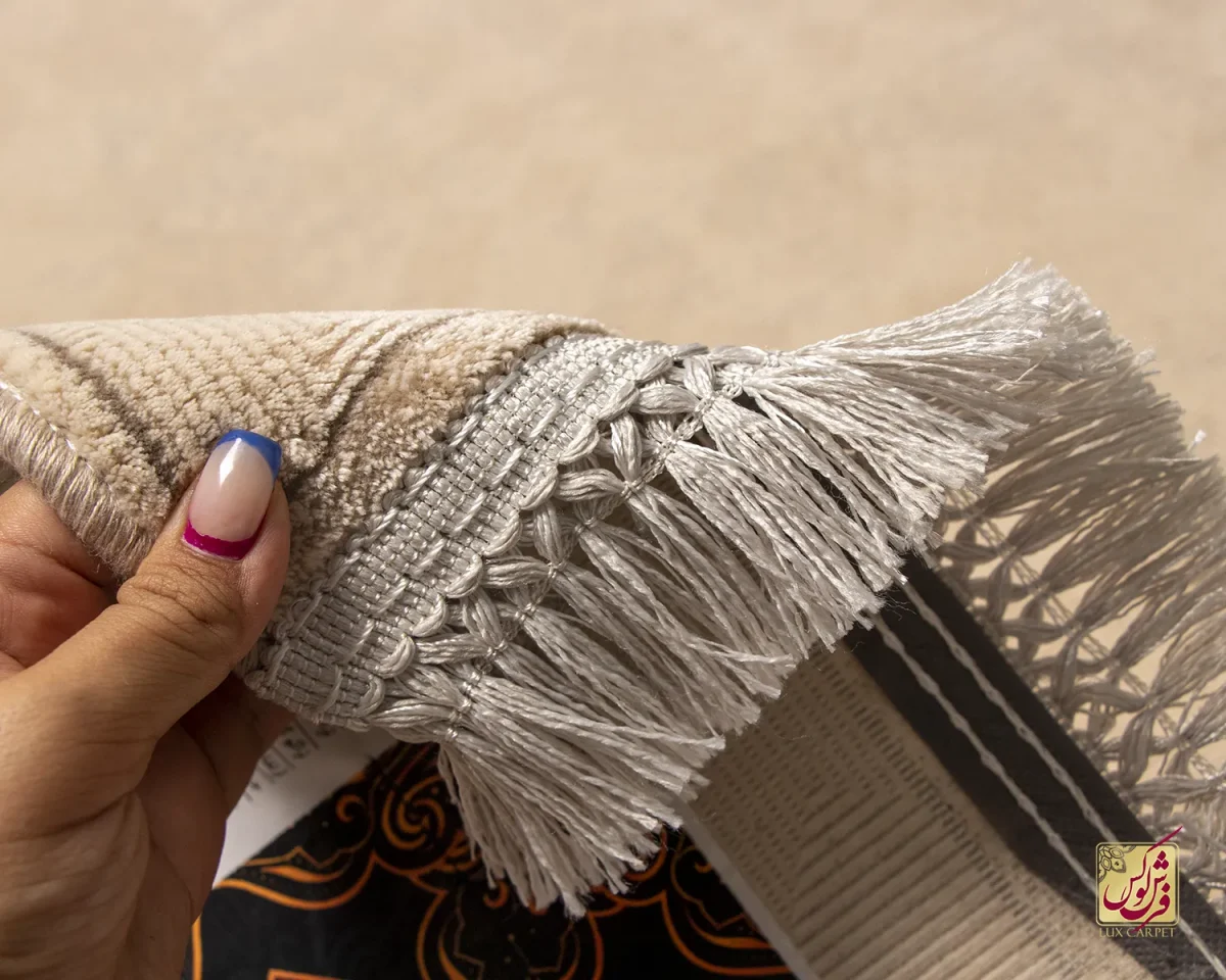 فرش مینیمال پارمیدا قهوه ای