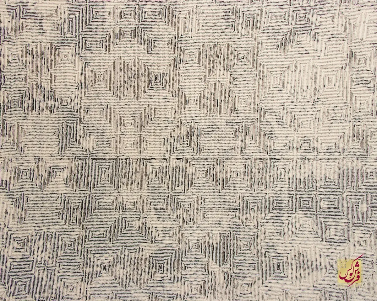 فرش مینیمال پارمیدا نقره ای - تصویر 10