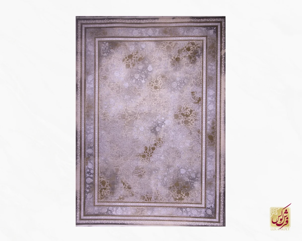 26 فرش وینتیج 9040 نسکافه ای آجری - تصویر 1