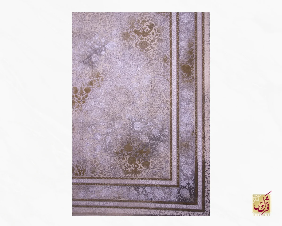 فرش وینتیج 9040 نسکافه ای آجری - تصویر 2