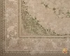 فرش وینتیج 3030 نسکافه‌ای سبز