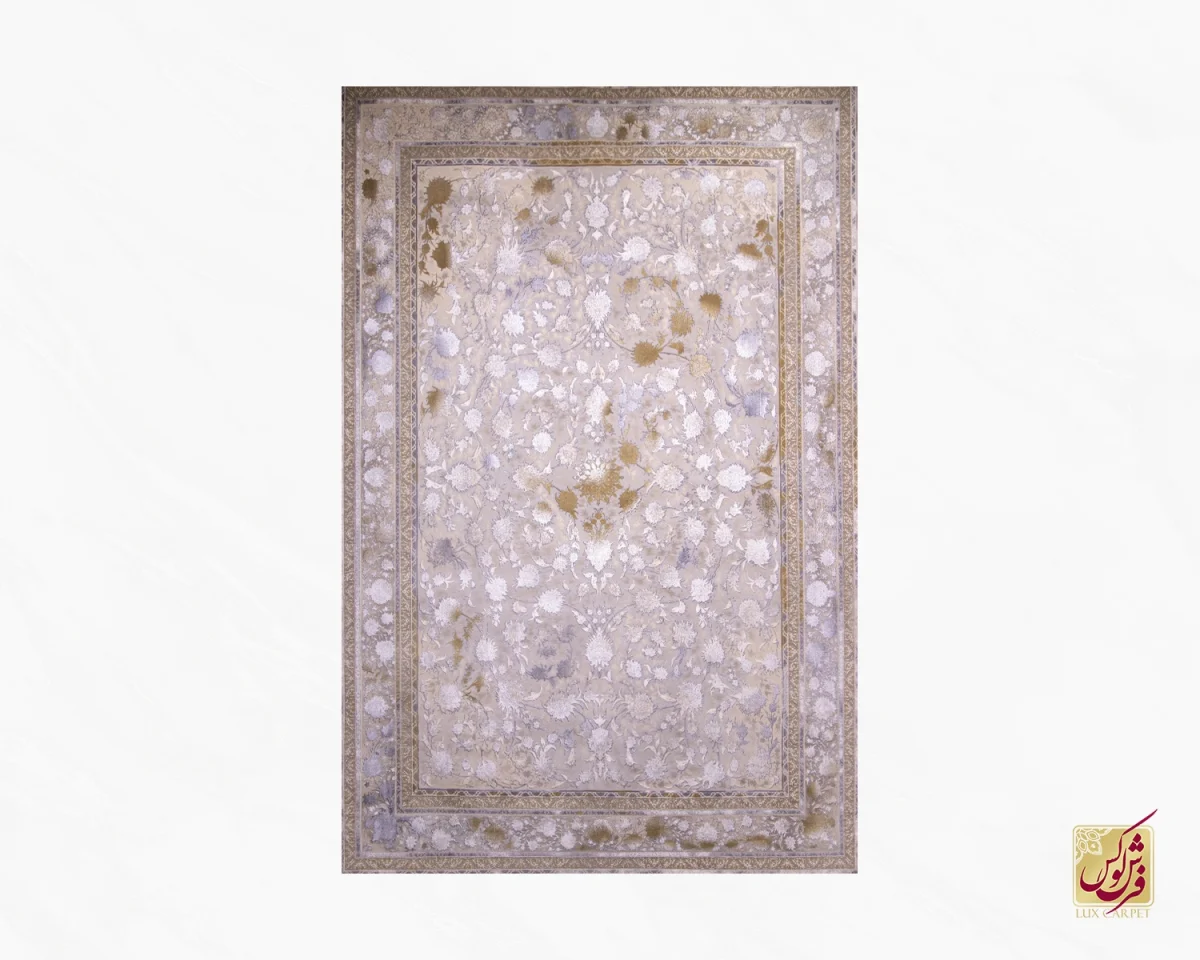 31 فرش وینتیج 9021 نسکافه ای کرم - تصویر 1