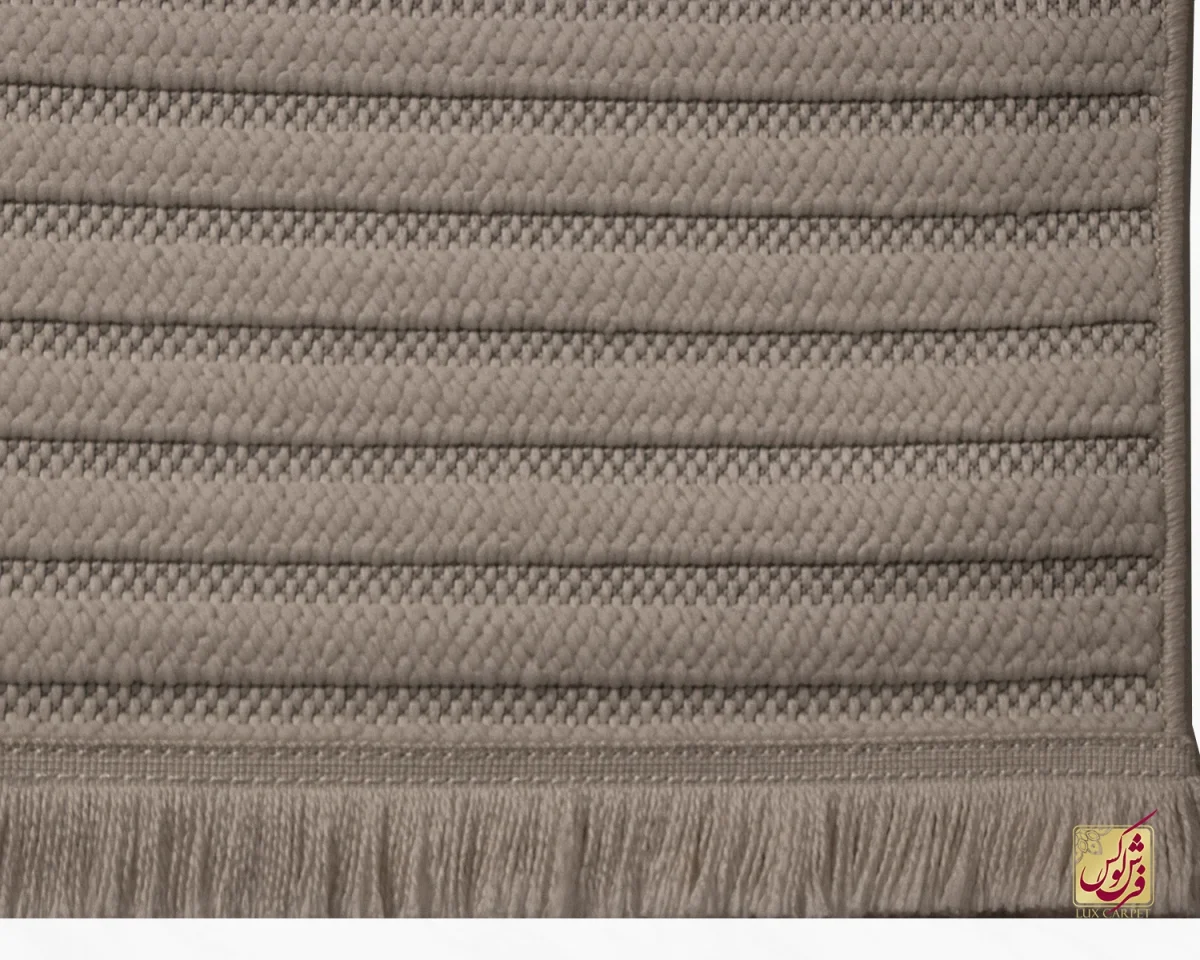 فرش مینیمال 3370 کرم روشن