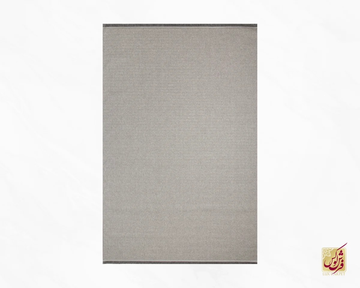 فرش مینیمال 3376 طوسی روشن