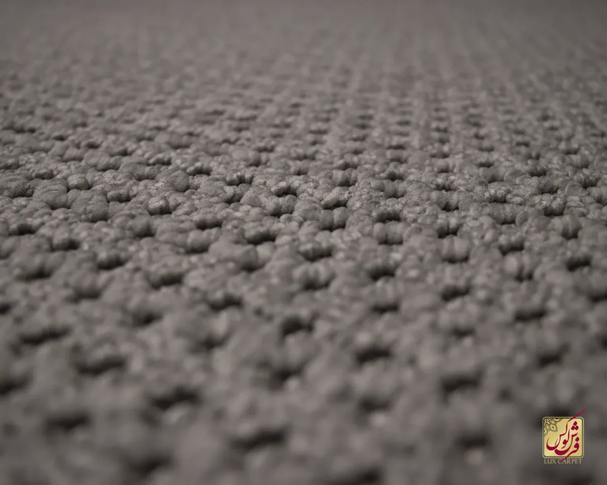 فرش مینیمال 3376 طوسی روشن