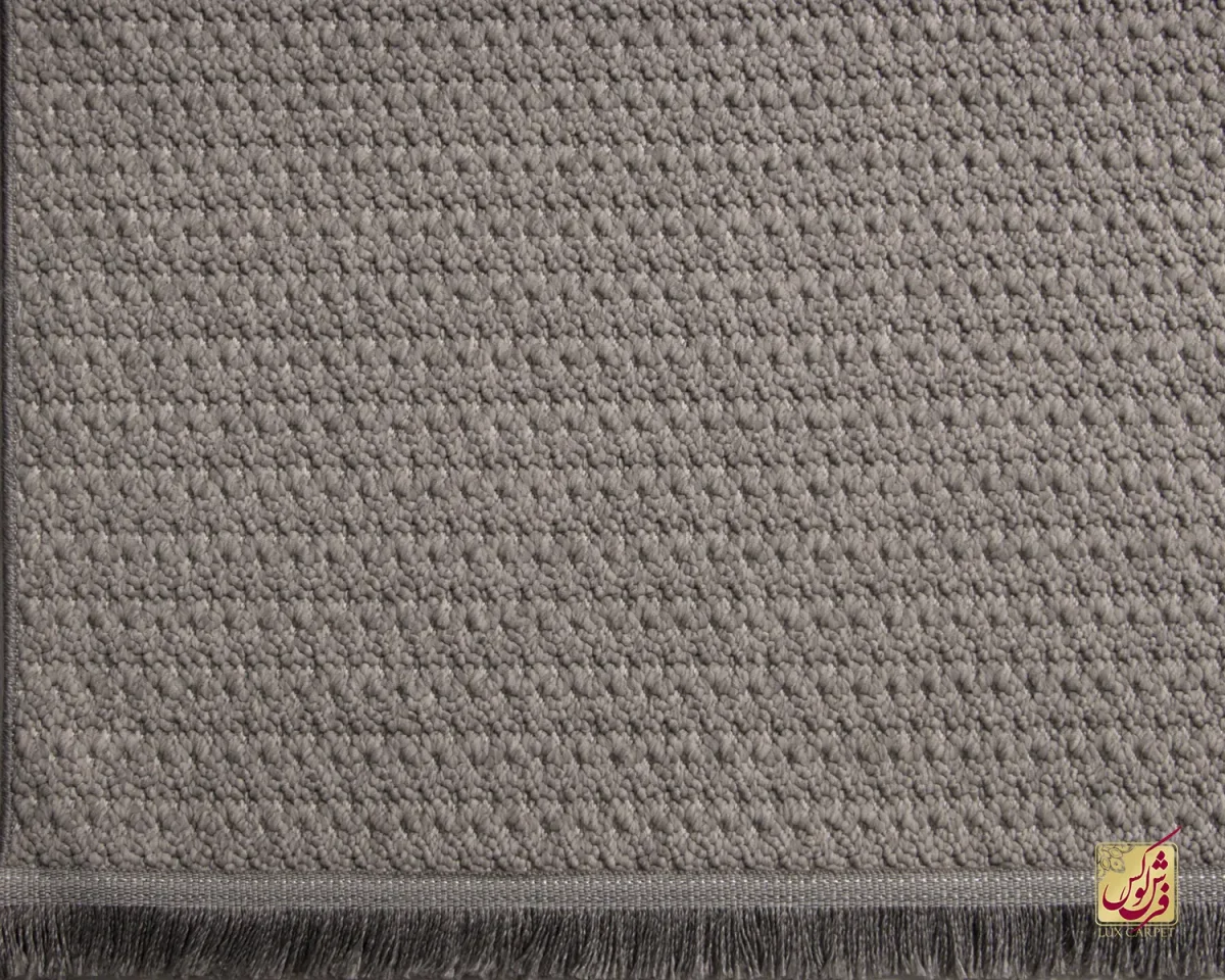 فرش مینیمال 3376 طوسی روشن