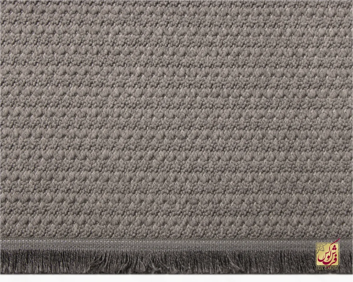 فرش مینیمال 3376 طوسی روشن