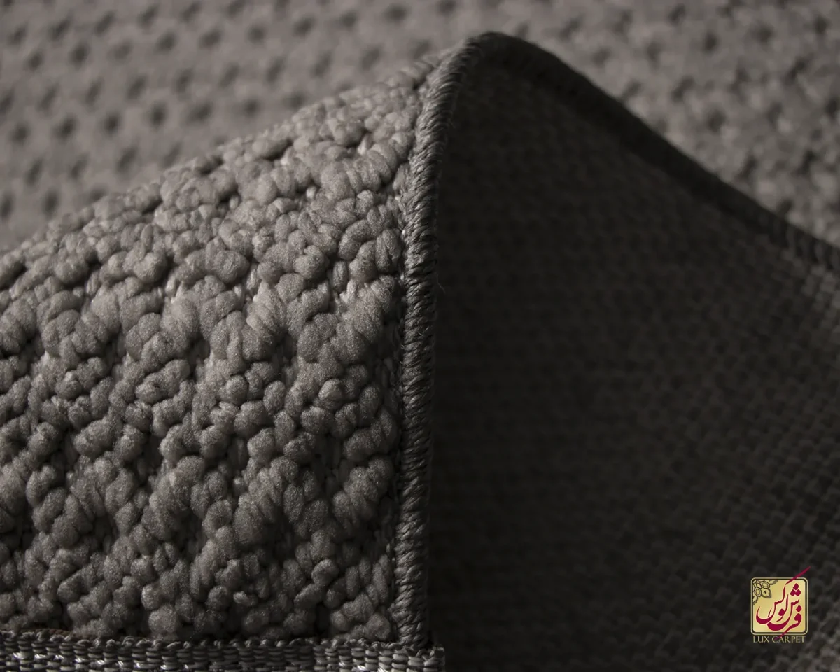 فرش مینیمال 3376 طوسی روشن