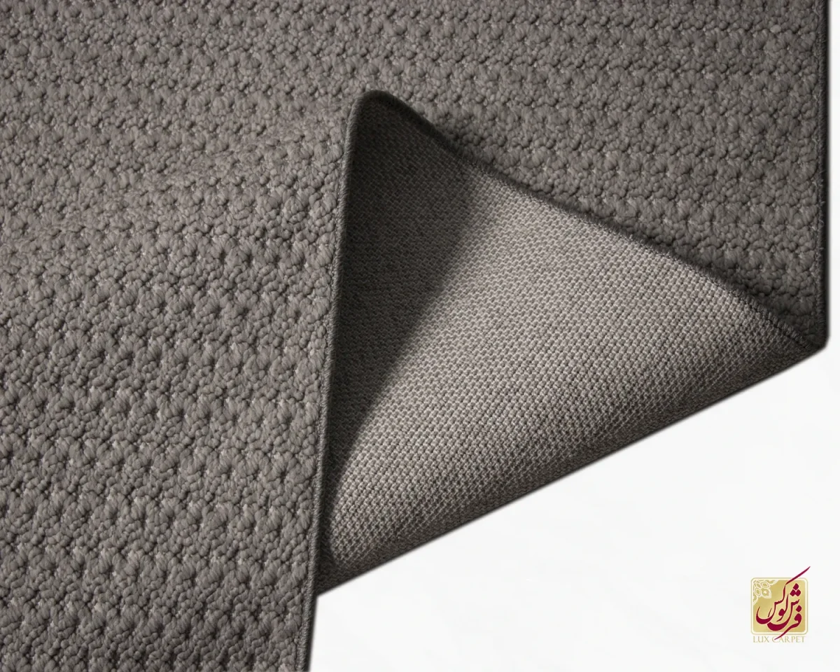 فرش مینیمال 3376 طوسی روشن