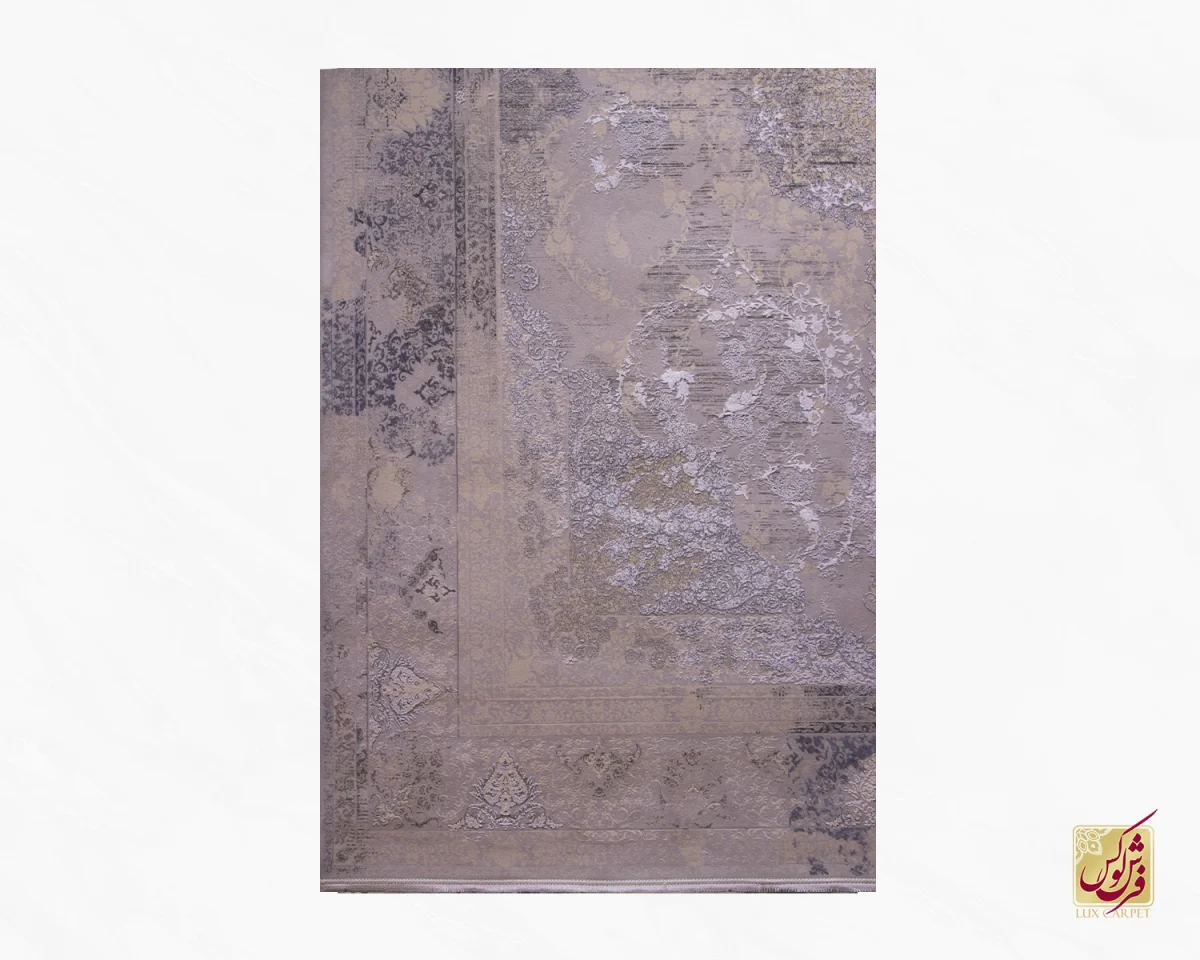 فرش وینتیج 9012 نسکافه ای کرم