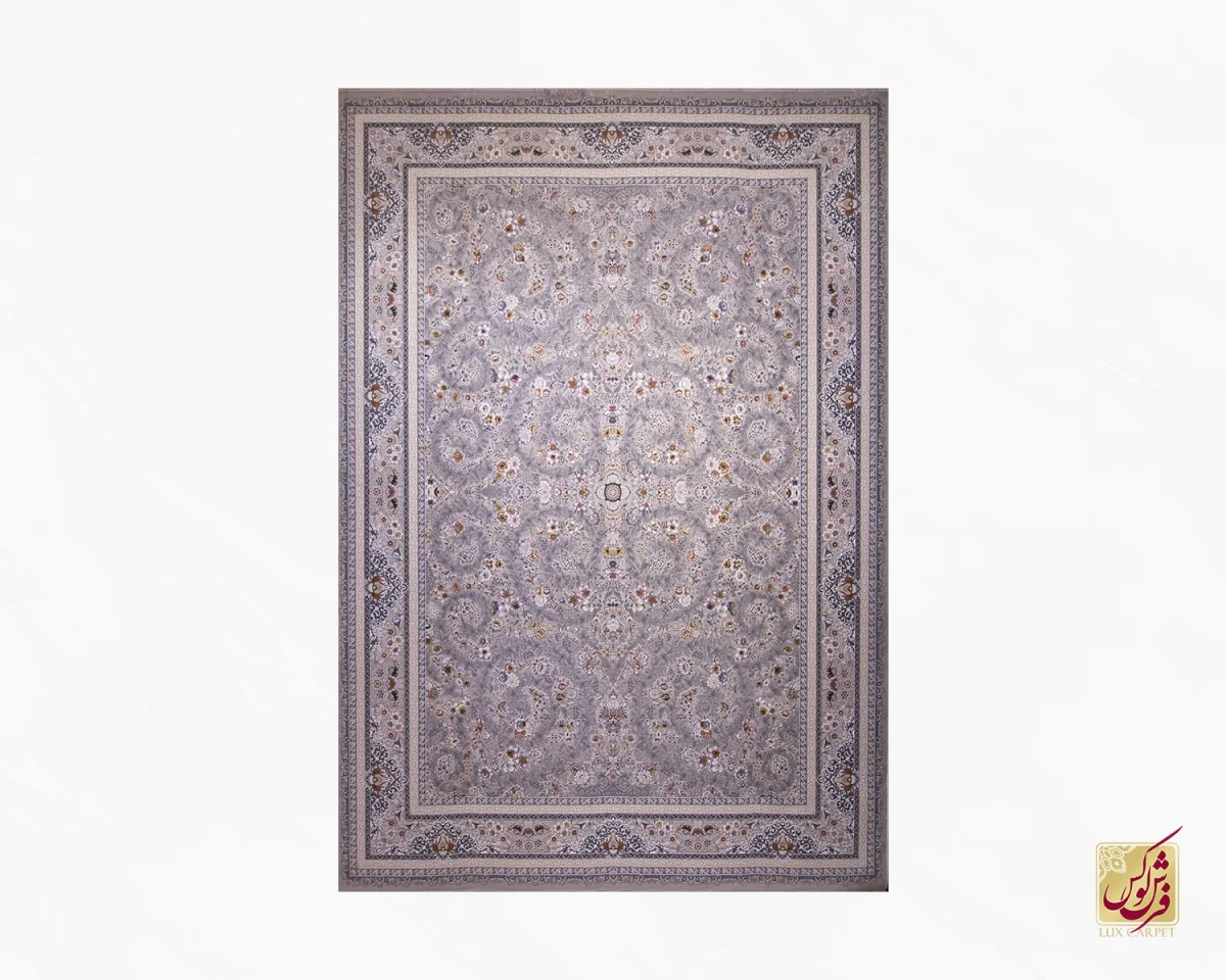 فرش کلاسیک 1108 نقره ای