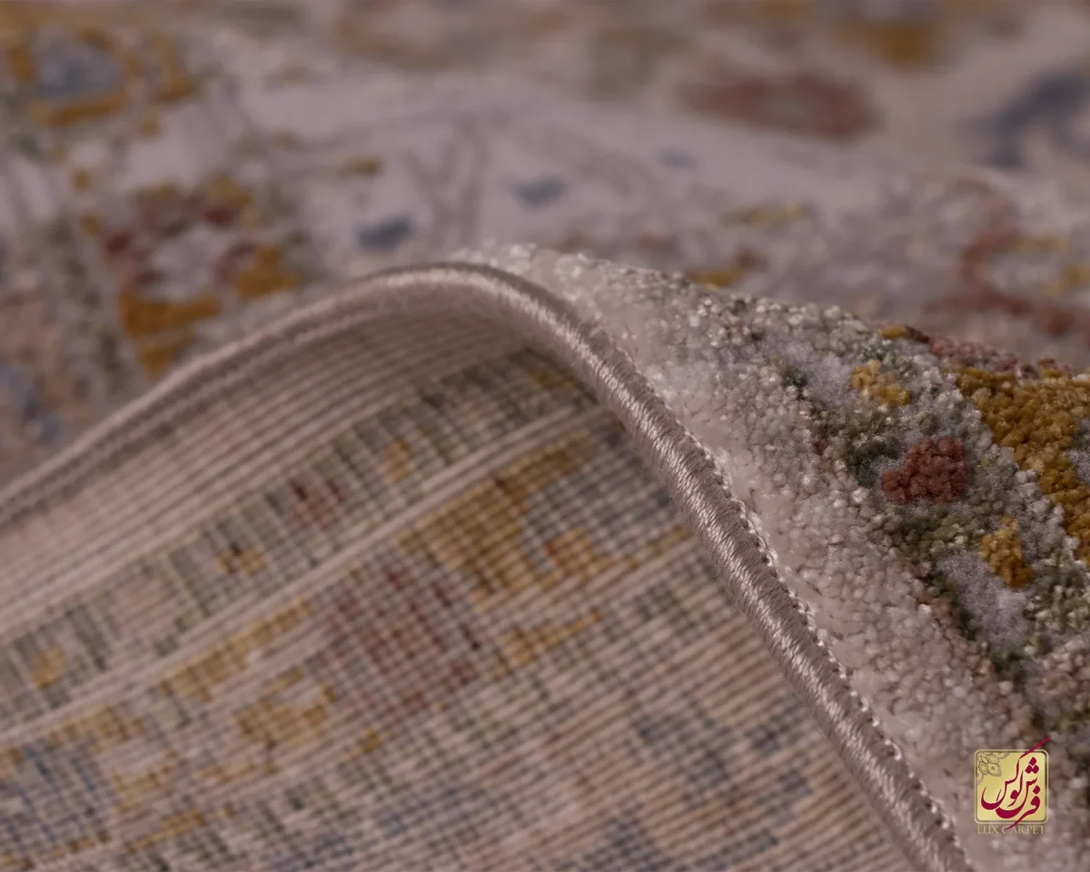 فرش وینتیج 60233 نسکافه ای