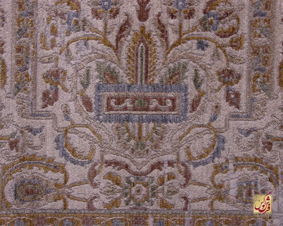 فرش وینتیج 60233 نسکافه ای