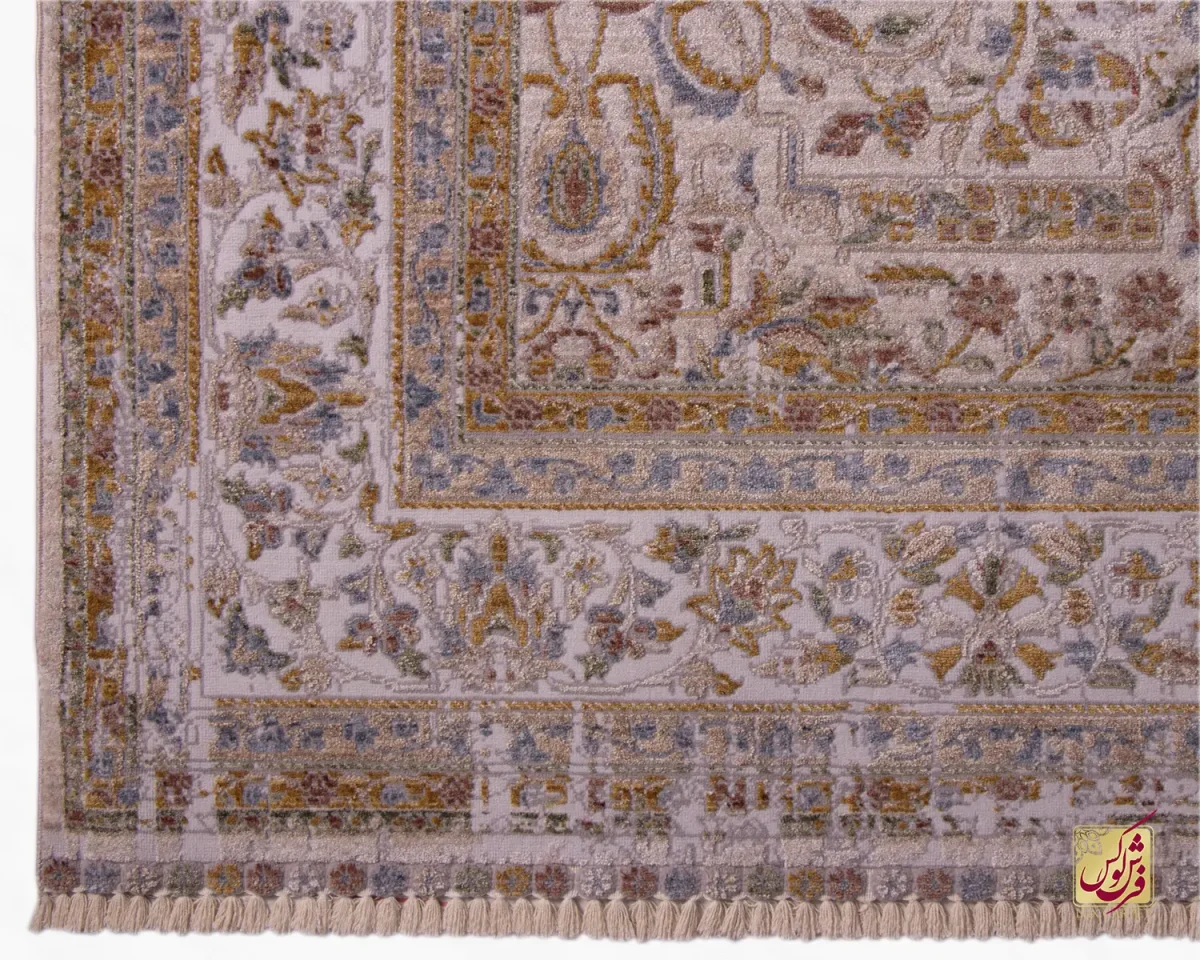 فرش وینتیج 60233 نسکافه ای