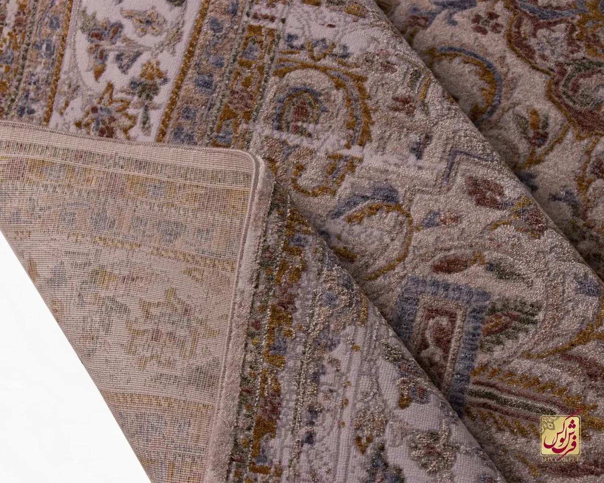 فرش وینتیج 60233 نسکافه ای