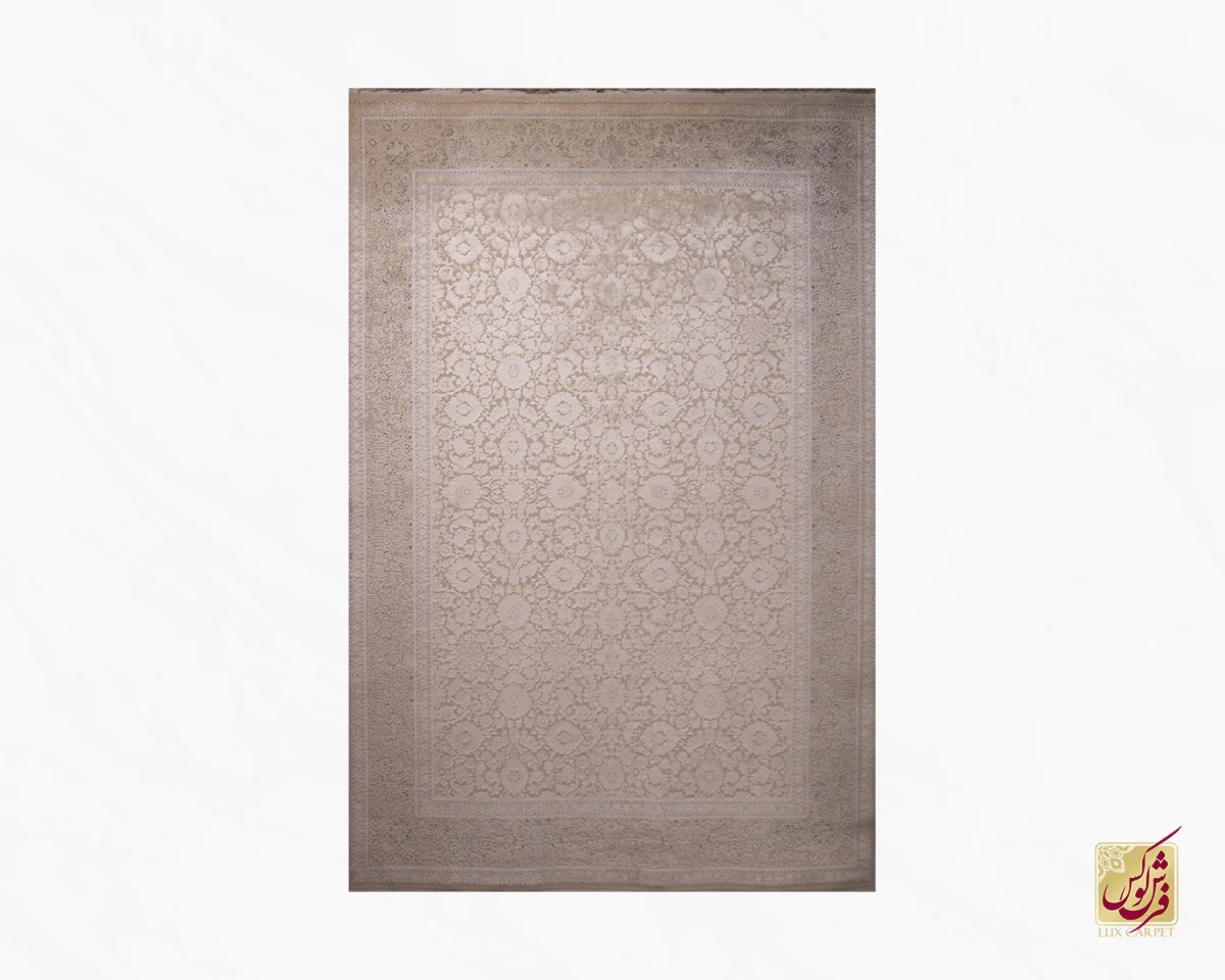 6متری (66) فرش وینتیج 11801 کرم نسکافه ای - تصویر 1