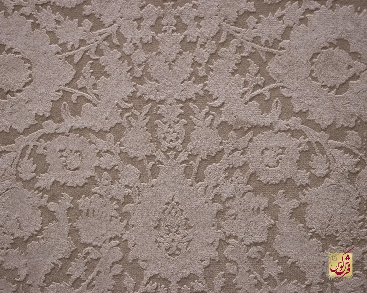 فرش وینتیج 11801 کرم نسکافه ای - تصویر 3