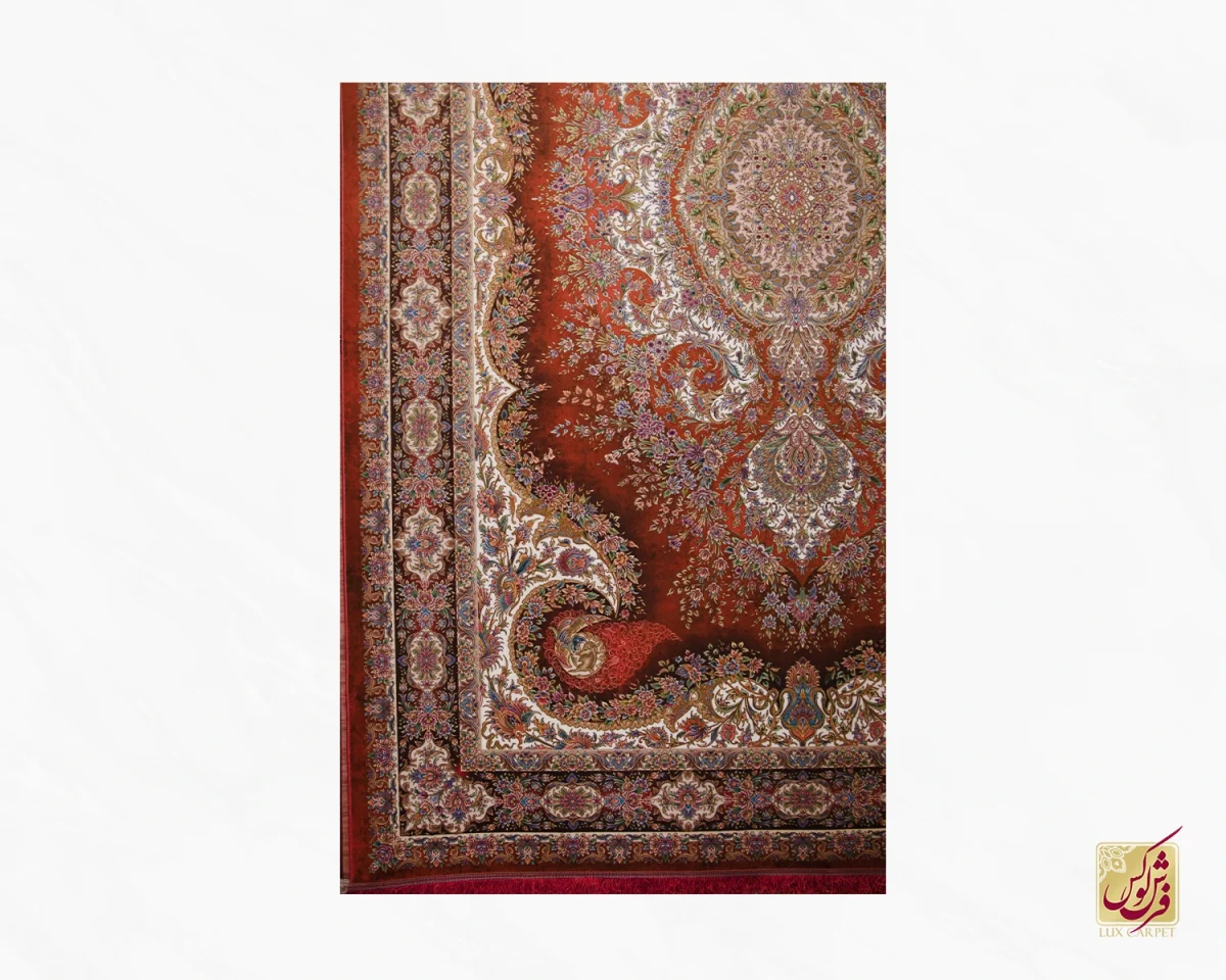 فرش لوکس785 لاکی کرم تمام رنگ - تصویر 2