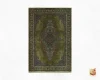 فرش ابریشم ماشینی 705060 سبز