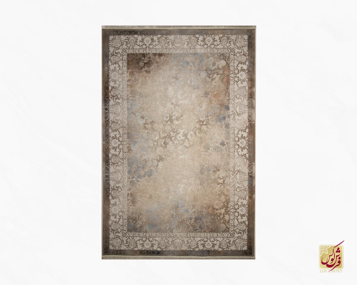 9411-e1 فرش وینتیج 9411 قهوهای کرم