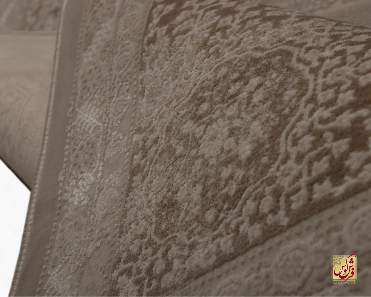 فرش وینتیج 3065 نسکافه‌ای کرم