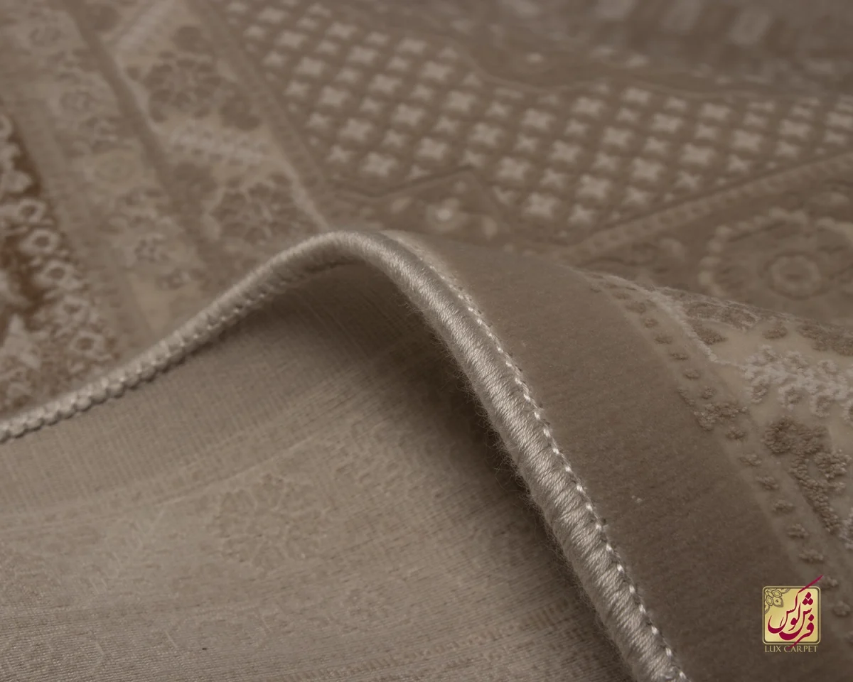 فرش وینتیج 3065 نسکافه‌ای کرم