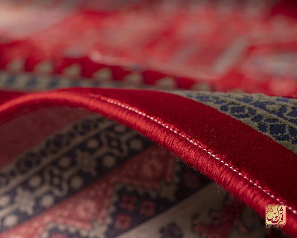 فرش وینتیج درختی LG قرمز سبز