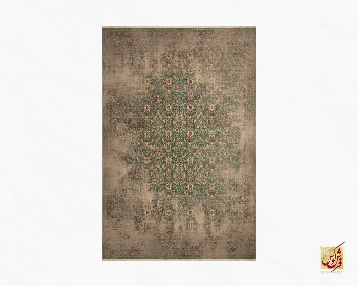 فرش وینتیج HR 188 نسکافه ای