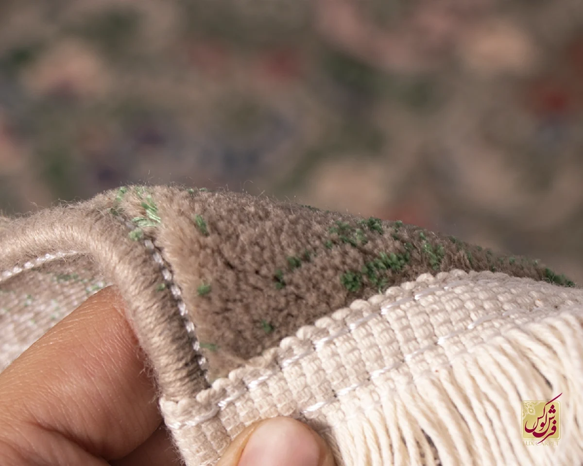 فرش وینتیج HR 188 نسکافه ای