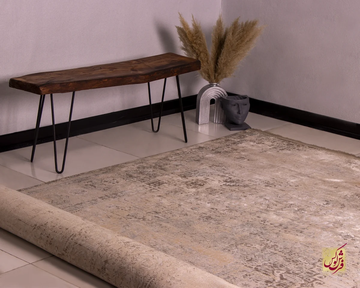 فرش وینتیج MC10 کرم