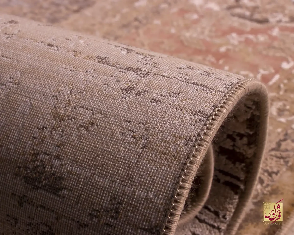 فرش وینتیج MC13 نسکافه ای کرم
