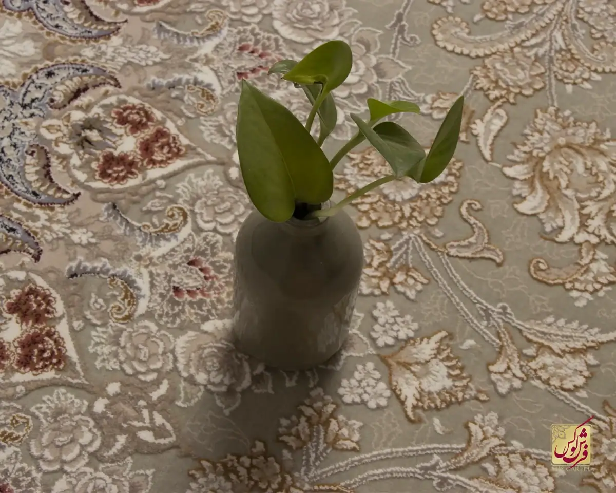 فرش کلاسیک 1507 سبز - تصویر 4