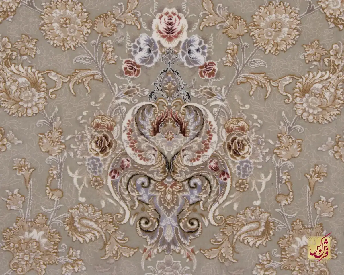 فرش کلاسیک 1507 سبز - تصویر 5