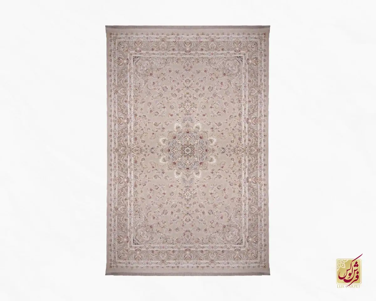 فرش کلاسیک 1509 بژ - تصویر 2