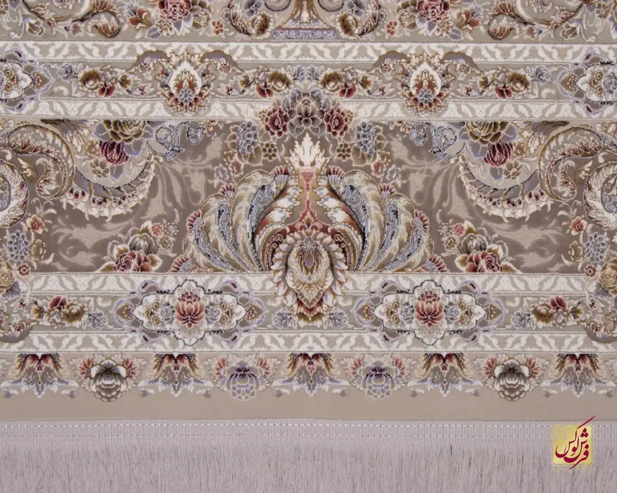 فرش کلاسیک 1509 بژ - تصویر 4