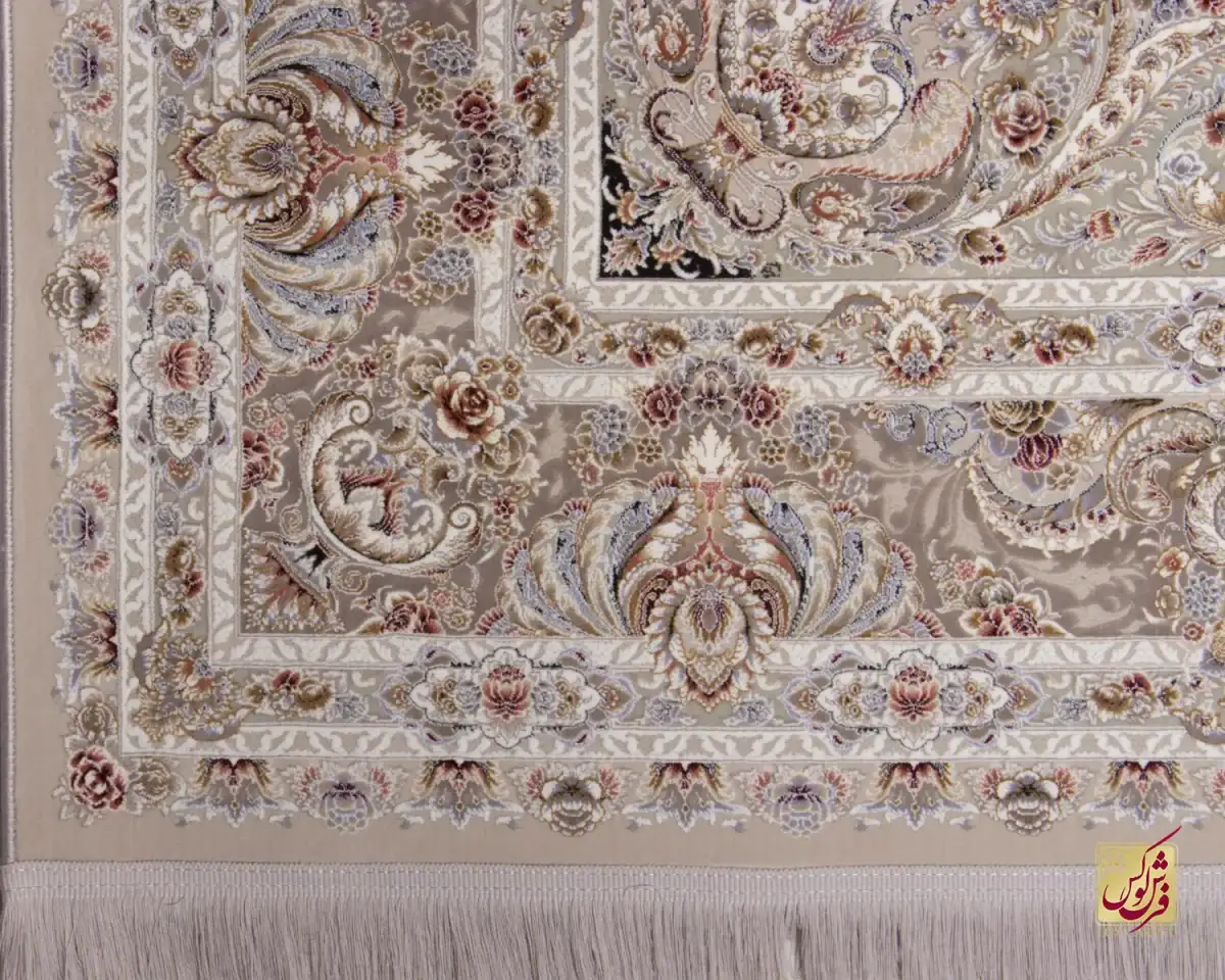 فرش کلاسیک 1509 بژ - تصویر 5