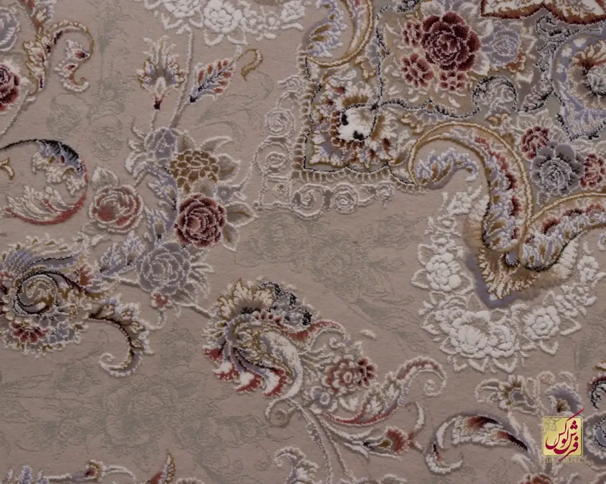 فرش کلاسیک 1509 بژ - تصویر 7