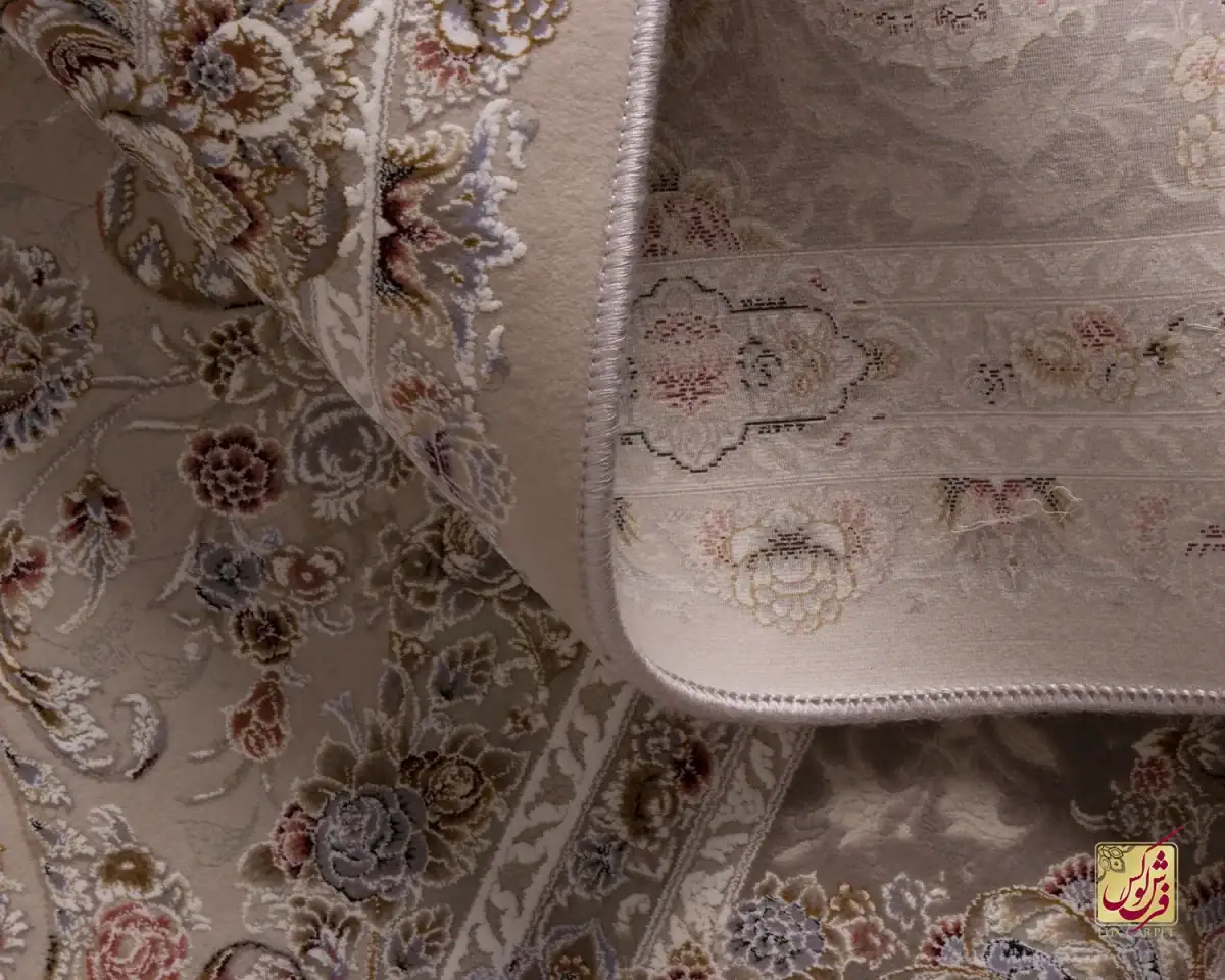 فرش کلاسیک 1509 بژ - تصویر 8