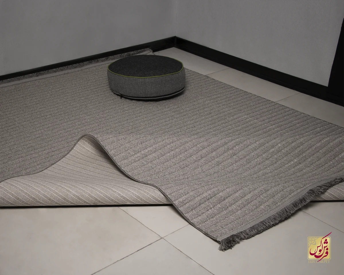 3310-e8 فرش مینیمال 3310 طوسی تیره - تصویر 1