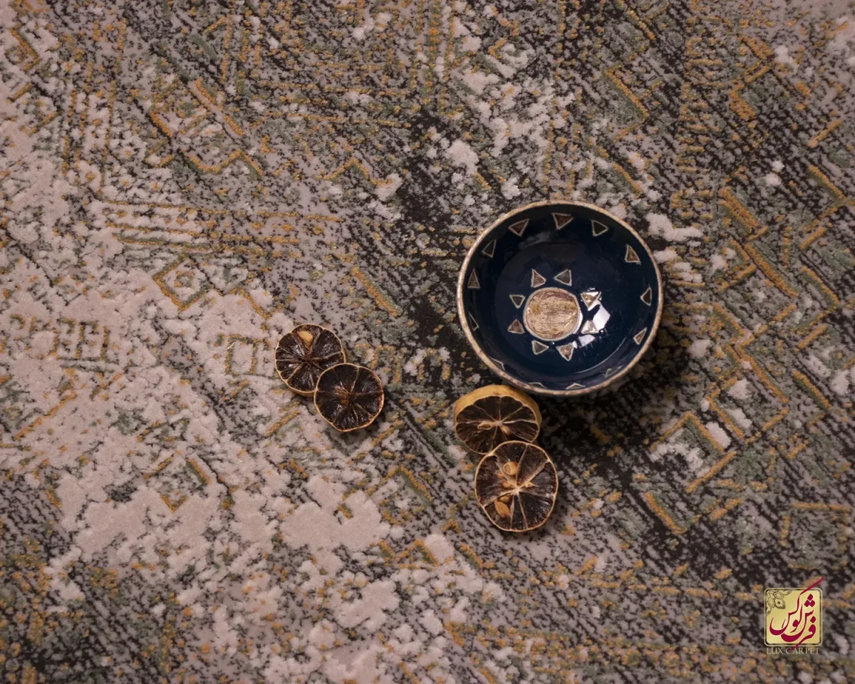 فرش وینتیج 416 نسکافه ای طوسی - تصویر 11