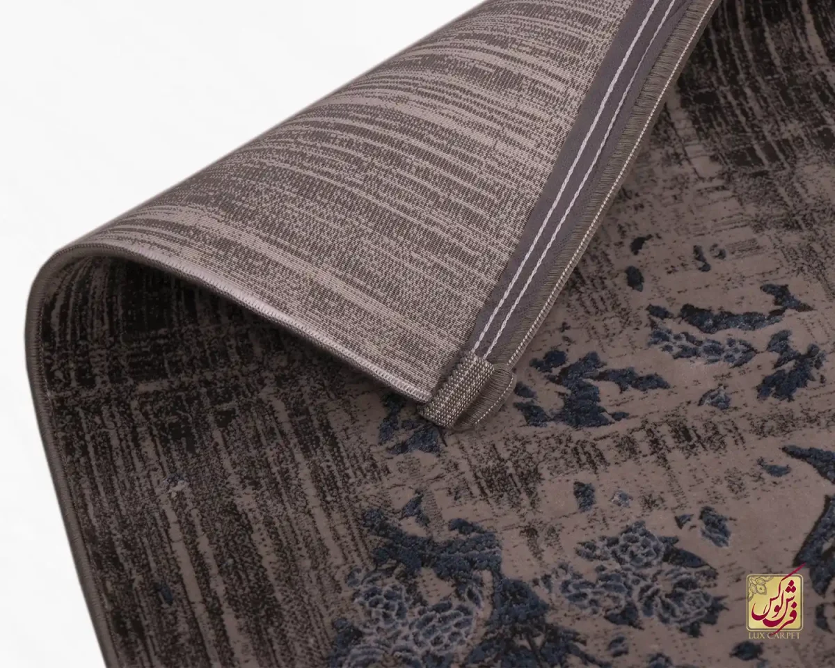 فرش وینتیج 49924 نسکافه‌ای آبی - تصویر 6