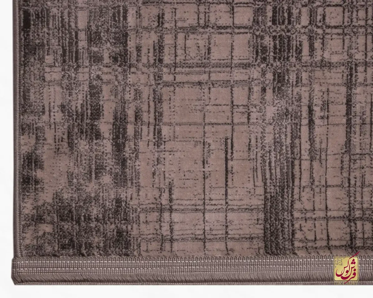 فرش وینتیج 49924 نسکافه‌ای آبی - تصویر 8