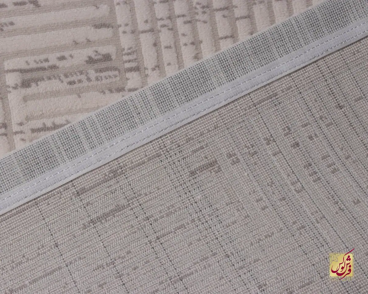 فرش مینیمال 9014 کرم طوسی - تصویر 9