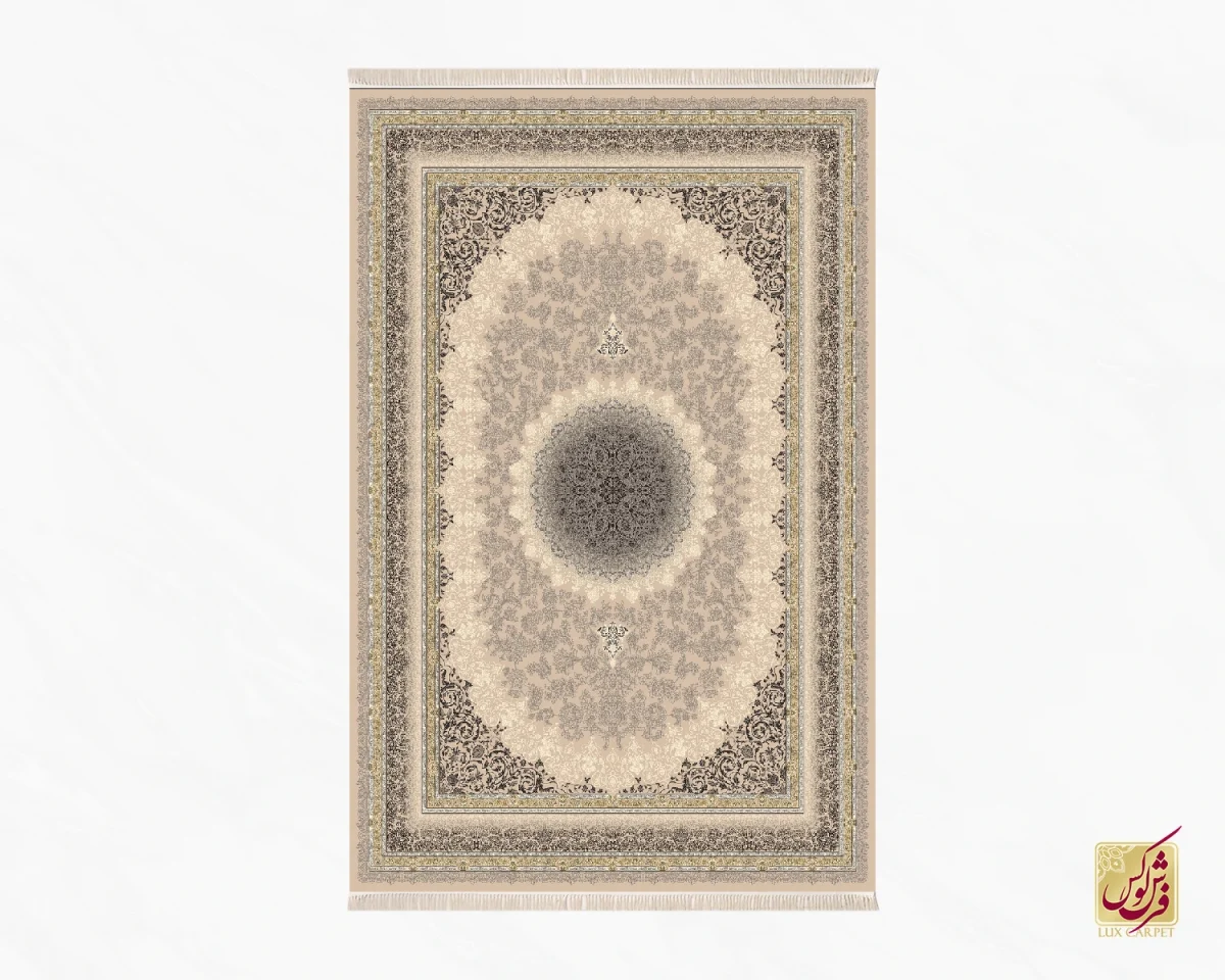 فرش کلاسیک 6016 موکا - تصویر 2