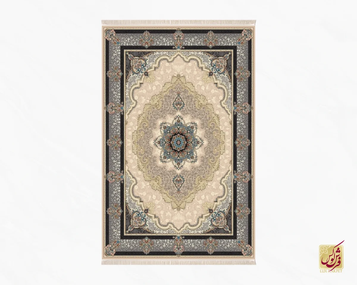 فرش کلاسیک 6027 موکا - تصویر 2