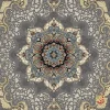 فرش کلاسیک 6027 نقره ای - تصویر 2